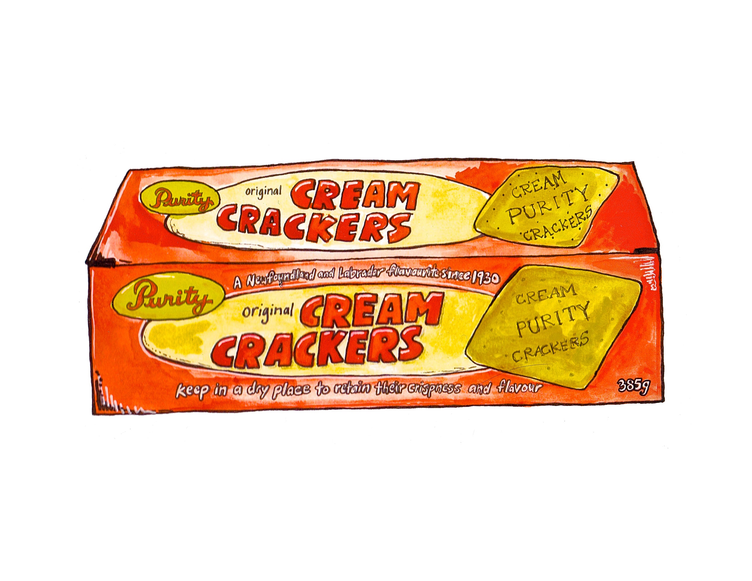 Cream Crackers Print