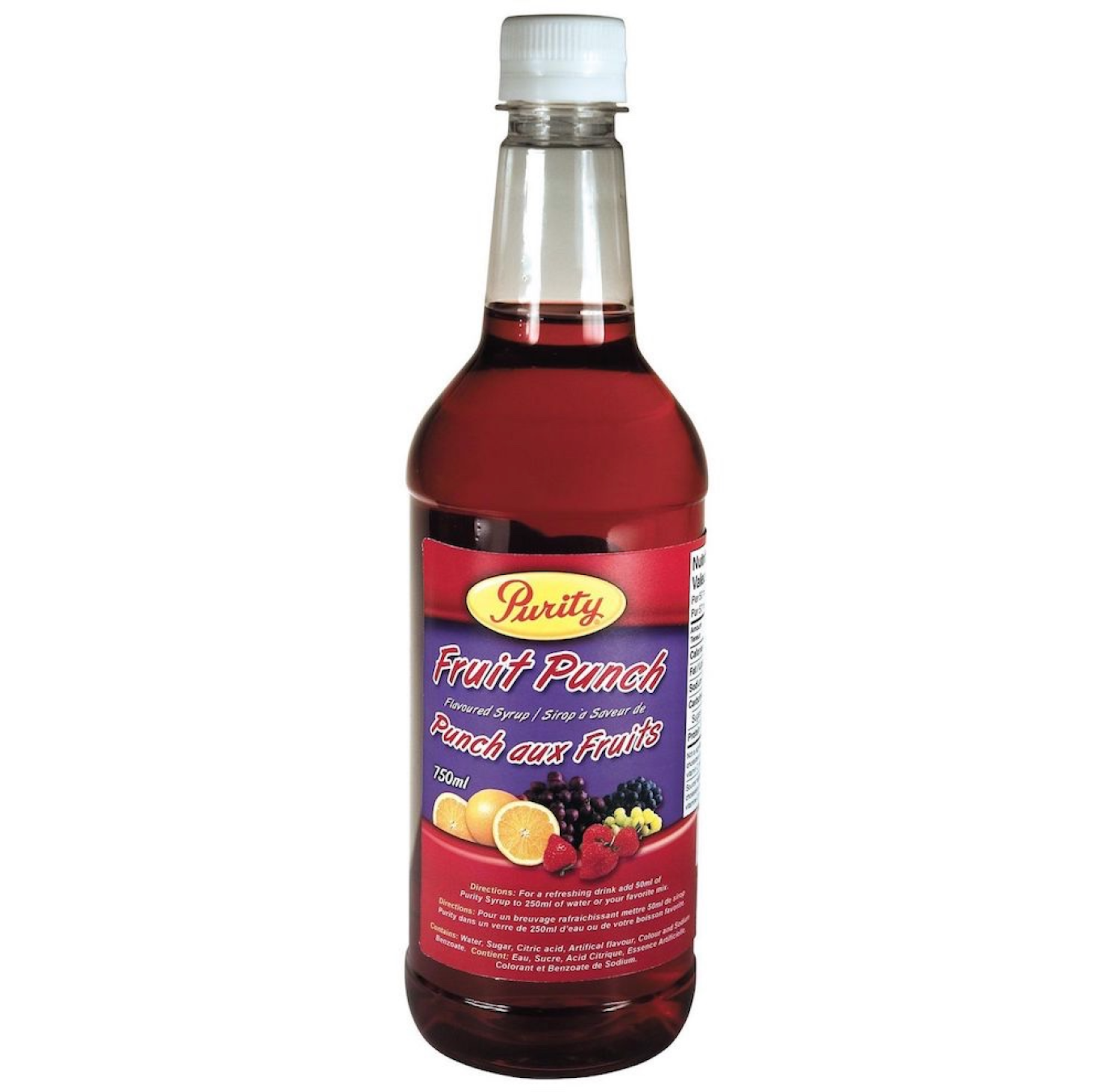 Purity Flavoured Syrup Fruit Punch