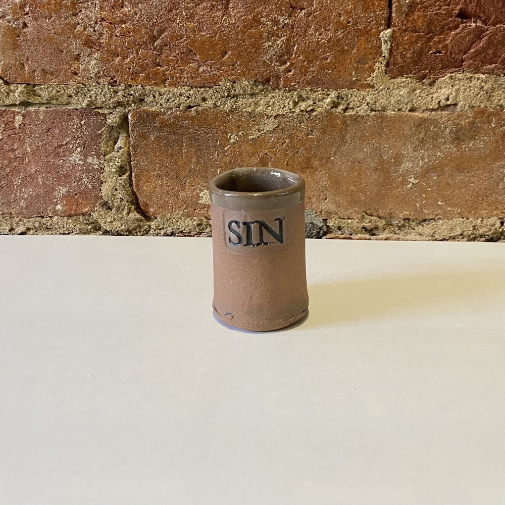 Saucy Pots Natural Shot Glass