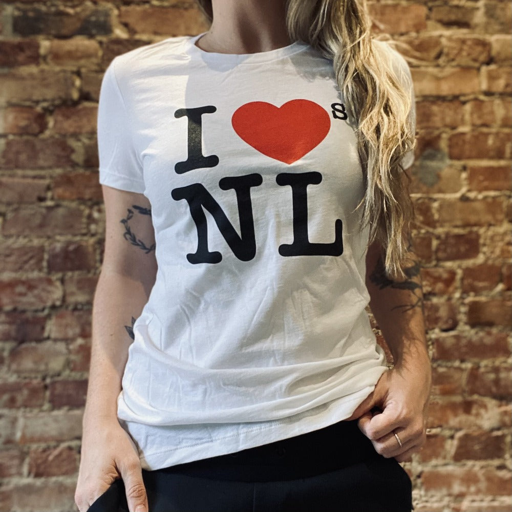 I ❤️'s NFLD Women's T-Shirt - White