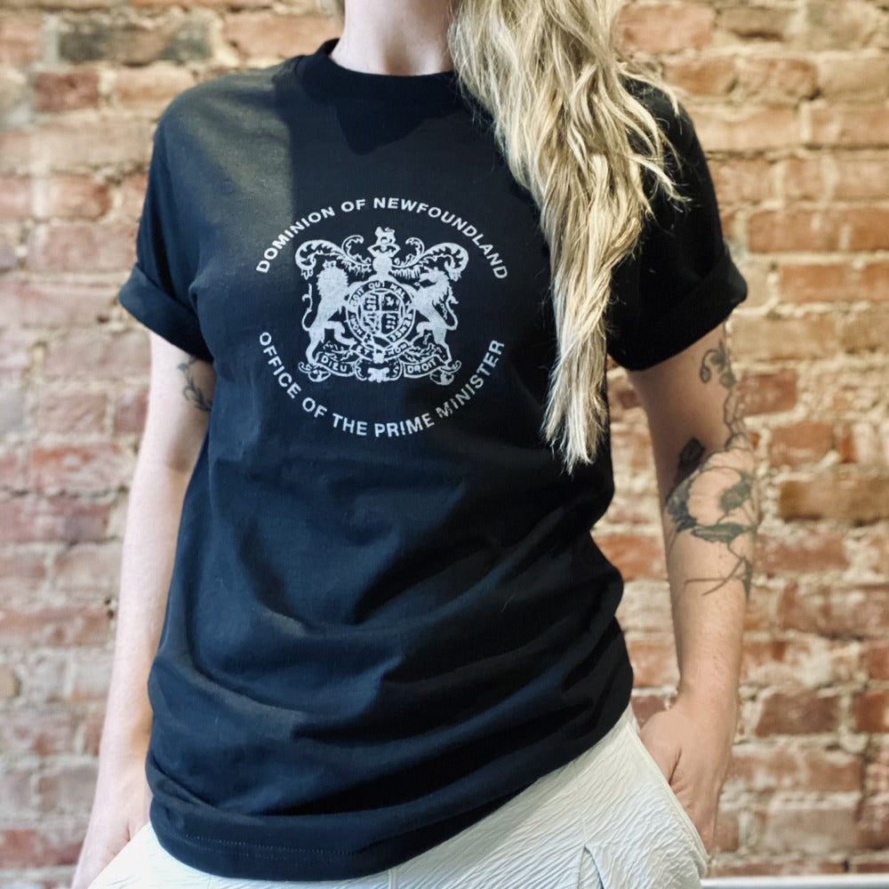 Dominion of Newfoundland Unisex T-Shirt - Black & White